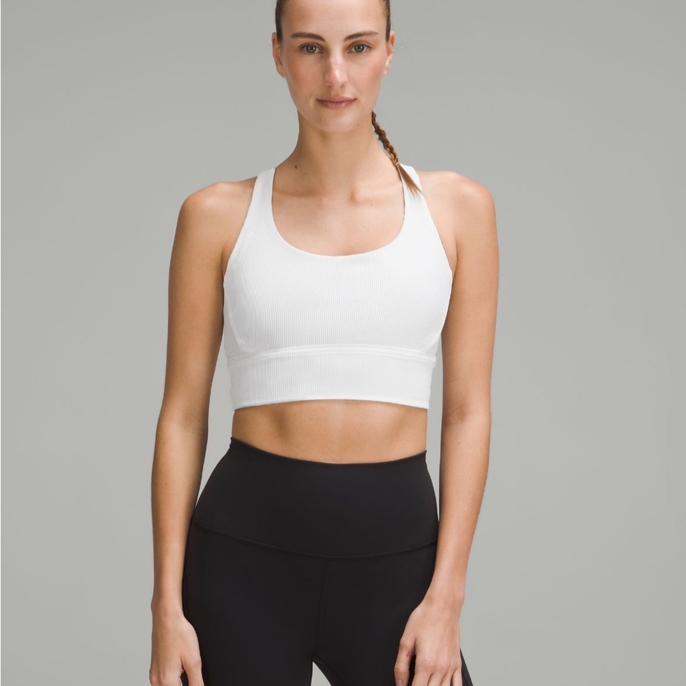 Lululemon energy ribbed longline sports bra